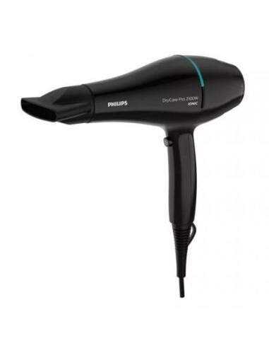 Secador philips drycare pro bhd272/ 2100w/ iónico/ negro y verde lago