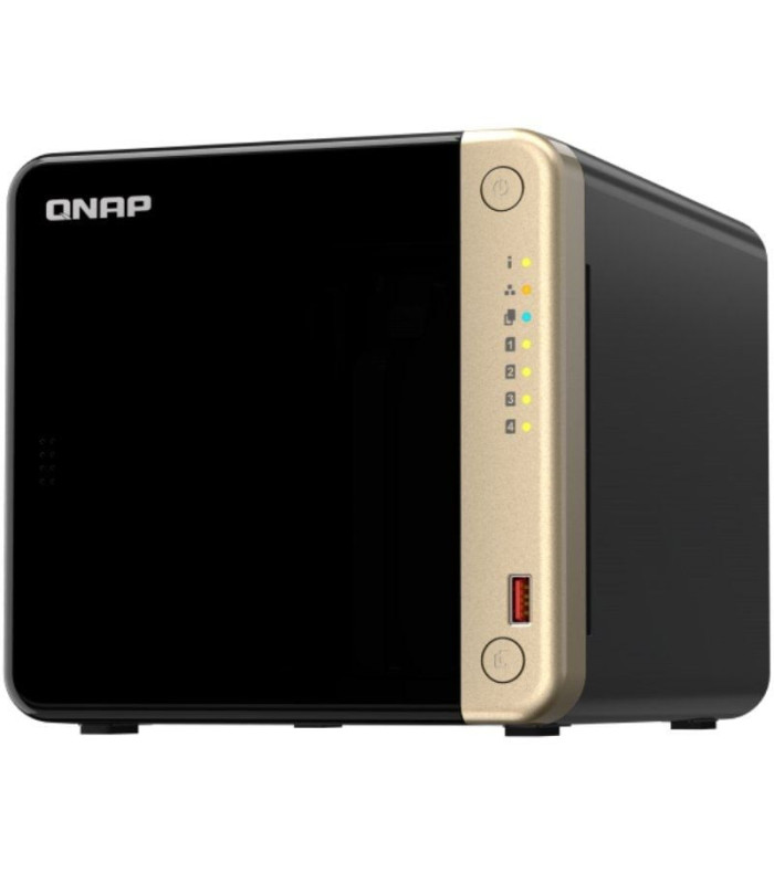 Nas qnap ts-464-8g/ 4 bahías 3.5'- 2.5'/ 8gb ddr4/ formato torre