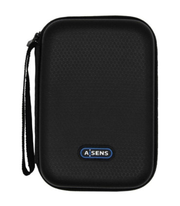 Funda para disco externo de 2.5' aisens asbg-001-bk/ negra