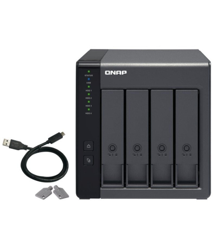 Das qnap tr-004/ 4 bahías 3.5'- 2.5'/ formato torre
