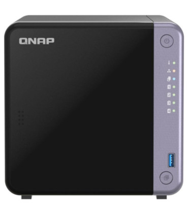 Nas qnap ts-432x-4g/ 4 bahías 3.5'- 2.5'/ 4gb/ formato torre