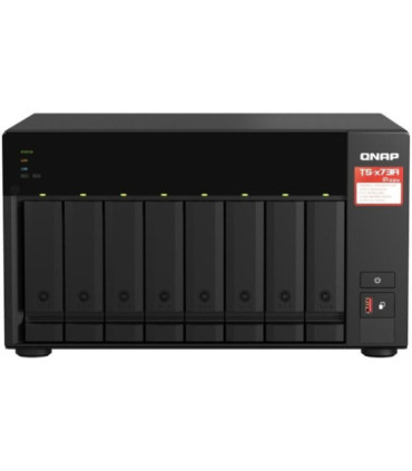 Nas qnap ts-873a/ 8 bahías 3.5'- 2.5'/ 8gb ddr4/ formato torre