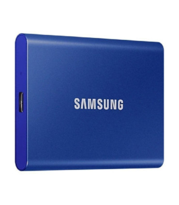 Disco externo ssd samsung portable t7 2tb/ usb 3.2/ azul