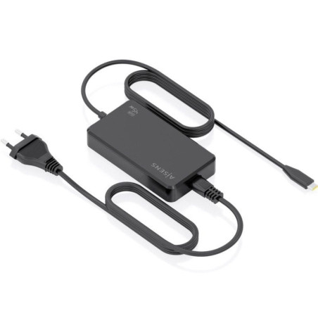 Cargador sobremesa gan aisens asch-1pd45d067-bk/ 1xusb tipo-c/ 45w