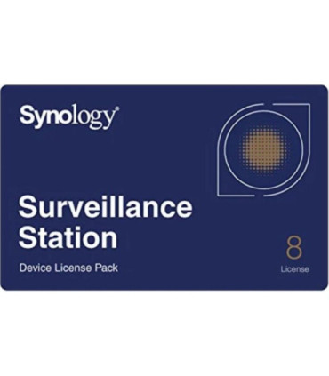 Licencia física synology surveillance device license pack/ 8 dispositivos