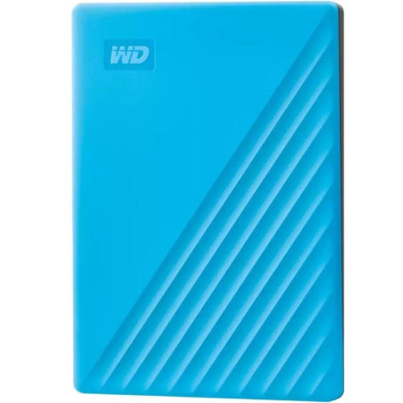 Disco externo western digital my passport 2tb/ 2.5'/ usb 3.2/ azul
