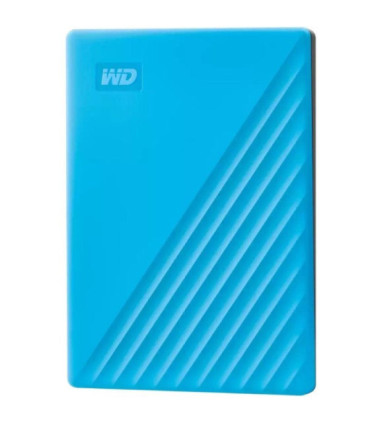 Disco externo western digital my passport 2tb/ 2.5'/ usb 3.2/ azul