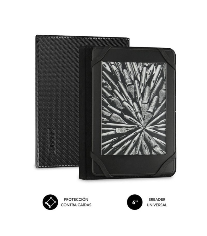 Funda para libro electrónico subblim clever case/ negra