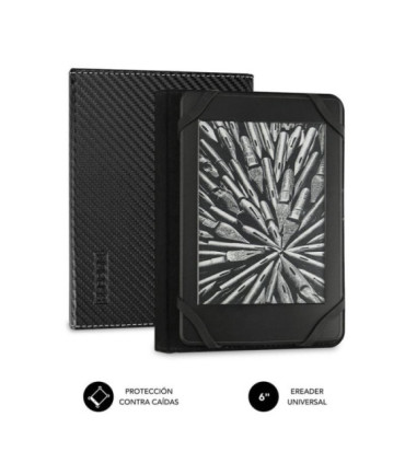 Funda para libro electrónico subblim clever case/ negra