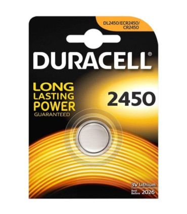 Pila de botón duracell cr2450/ 3v