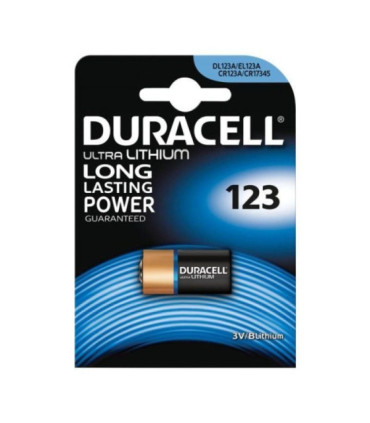Pila duracell ultra m3 dl123/ 3v