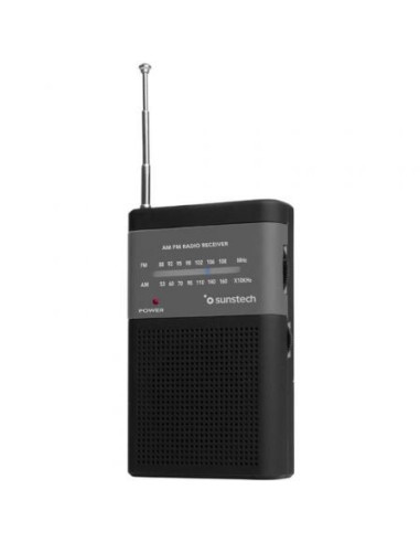 Radio portátil sunstech rps42blisbk/ negra