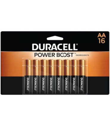 Pack de 16 pilas aa duracell plus power boost dpblr6b16/ 1.5v/ alcalinas