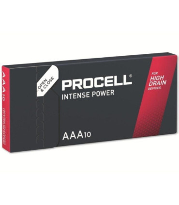 Pack de 10 pilas aaa l03 duracell procell durintlr3c10/ 1.5v/ alcalinas