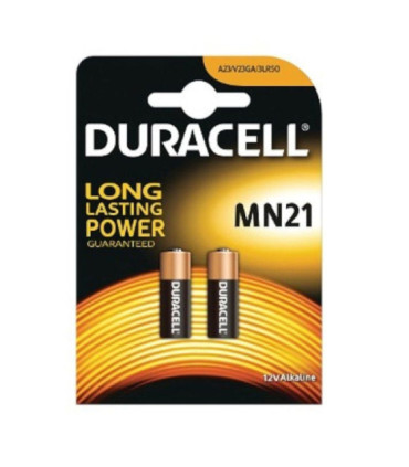 Pack de 2 pilas 3lr50 duracell mn21/ 12v/ alcalinas