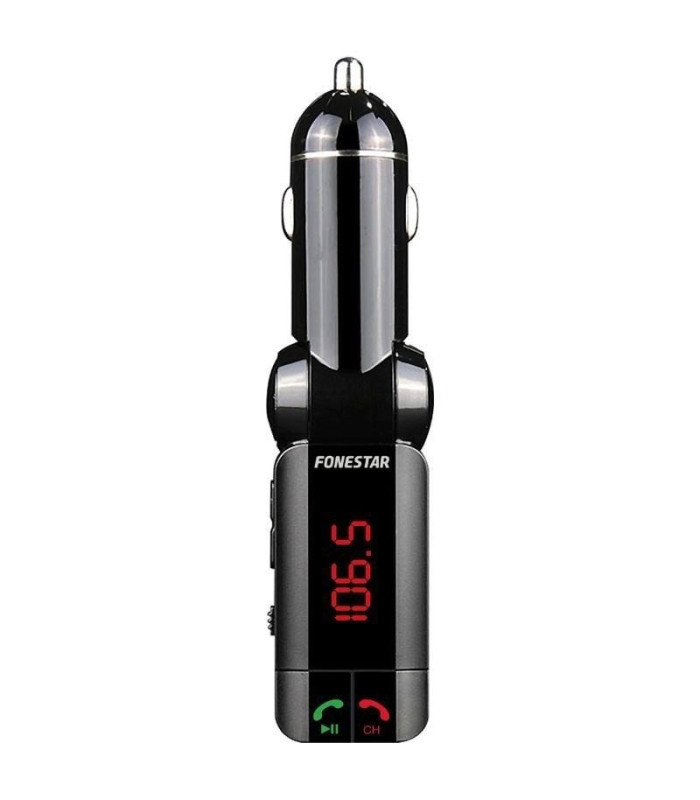 Transmisor fm/ mp3/ bluetooth fonestar tl-3ub/ 2xusb