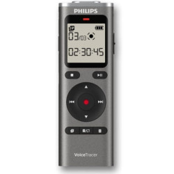 Grabadora de voz philips voicetracer dvt1170/ 20khz/ plata