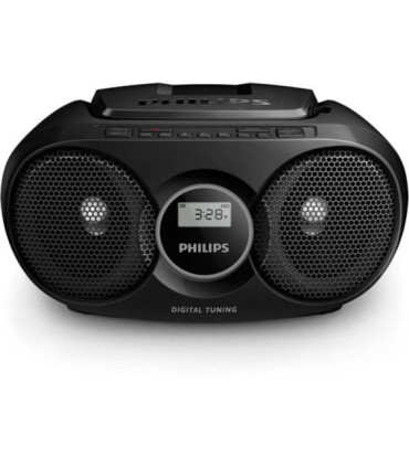 Radio cd philips az215b/12/ 3w/ a pilas/ negra