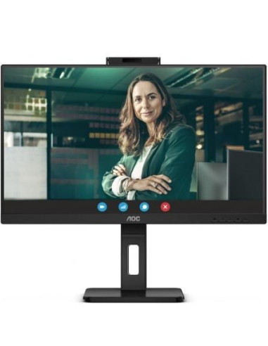 Monitor profesional aoc q27p3qw 27'/ qhd/ webcam/ multimedia/ negro