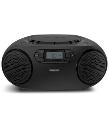 Radio cd philips taz2000b/ 3w rms/ con cable/ con pilas/ negra