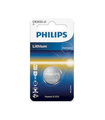 Pila de botón philips cr2032/ 3v