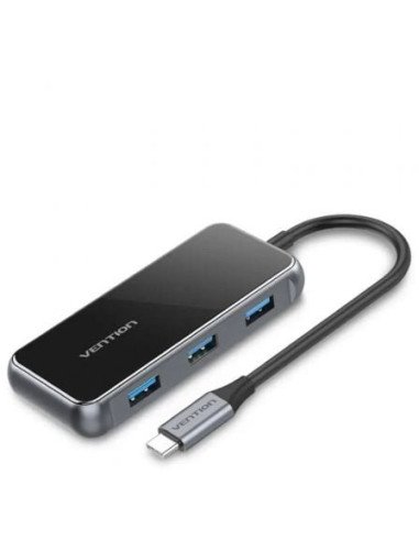 Docking usb tipo-c vention ththc/ 1xhdmi/ 1xvga/ 3xusb/ 1xusb tipo-c/ 1xusb tipo-c pd/ 1xrj45/ 1xlector tarjetas sd y microsd/