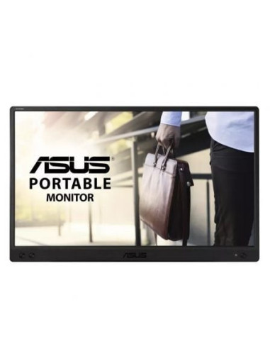 Monitor portátil asus zenscreen mb166c 15.6'/ full hd/ negro