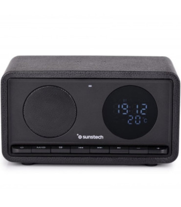 Radio portátil sunstech rpbt460/ con batería/ negra
