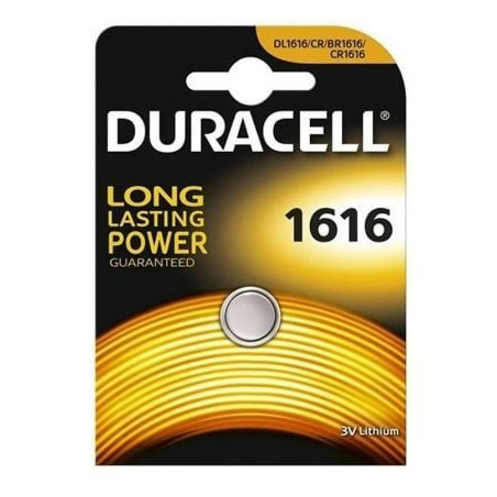 Pila de botón duracell cr1616/ 3v