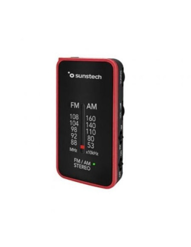 Radio portátil sunstech rpc6rd/ roja