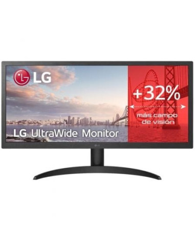 Monitor ultrapanorámico lg ultrawide 26wq500-b 25.7'/ wfhd/ negro