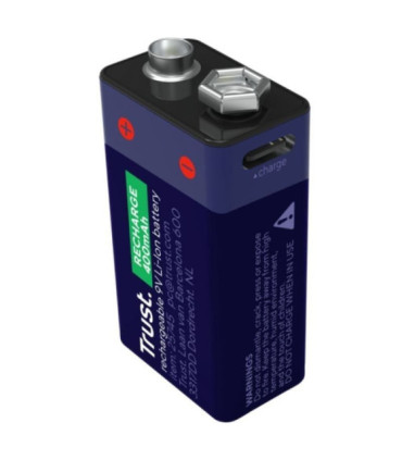 Pilas 6lr61 trust 25745/ 9v/ recargables