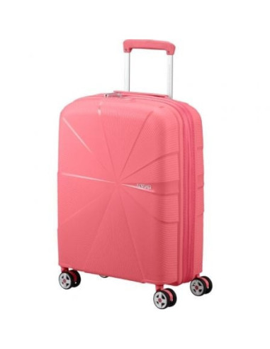 Maleta de cabina american tourister starvibe spinner 55cm/ 55x40x20cm/ 4 ruedas/ coral