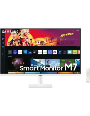 Smart monitor samsung m7 s32bm701up 32'/ 4k/ smart tv/ multimedia/ blanco