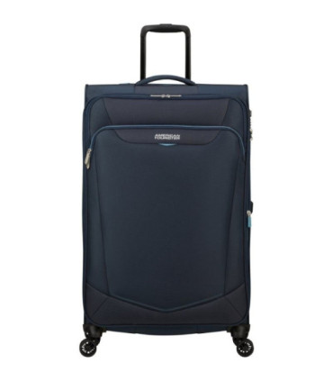 Maleta grande american tourister summerride spinner 80cm/ 80x48x30cm/ 4 ruedas/ azul marino