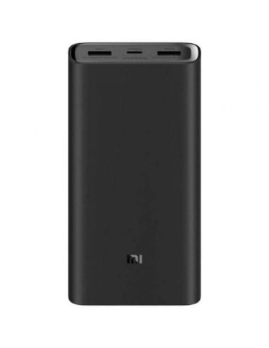 Powerbank 20000mah xiaomi mi 50w powerbank/ compatible con portátiles según especificaciones/ 50w/ negra