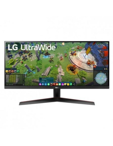 Monitor gaming ultrapanorámico lg 29wp60g-b 29'/ wfhd/ 1ms/ 75hz/ ips/ negro