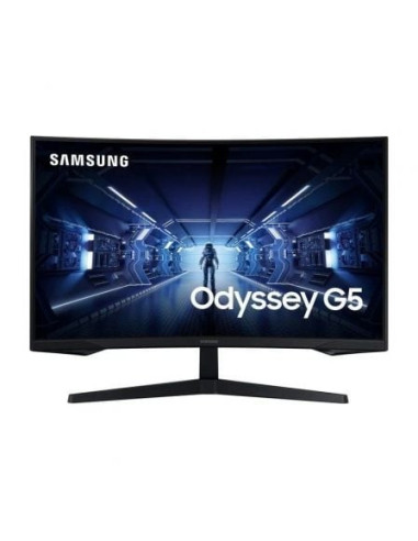 Monitor gaming curvo samsung odyssey g5 c27g55tqbu/ 27'/ wqhd/ 1ms/ 144hz/ va/ negro