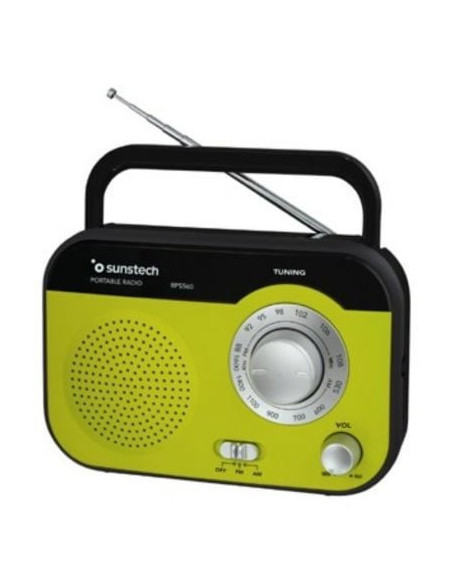 Radio portátil sunstech rps560/ verde