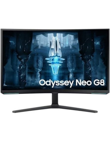 Monitor gaming curvo samsung odyssey neo g8 s32bg850np 32'/ 4k/ 1ms/ 240hz/ va/ negro y blanco