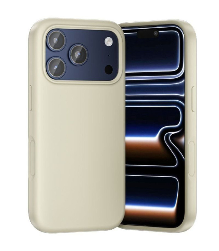 Funda silicona con magsafe vention kvcncd-40/ compatible con iphone 17 pro max/ beige