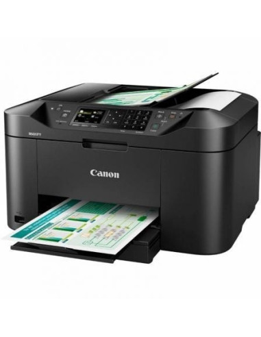 Multifunción canon maxify mb2150 wifi/ fax/ dúplex/ negra