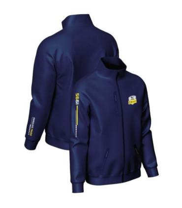 Chaqueta team depau para hombre/ talla xxl/ tejido soft shell repelente al agua/ forro interior de tejido polar