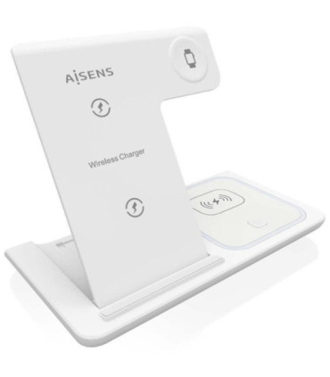 Base de carga inalámbrica aisens asch-15w3wc044-w/ 15w