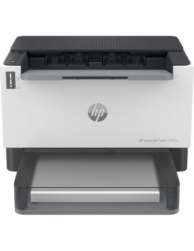 Impresora recargable láser monocromo hp laserjet tank 1504w wifi/ blanca