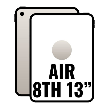 Apple ipad air 13' 8th wi-fi/ m4/ 1tb/ blanco estrella