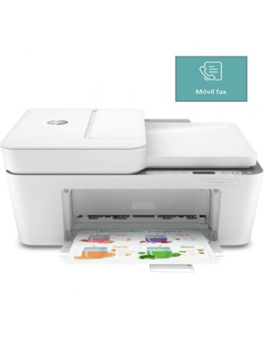 Multifunción hp deskjet 4120e wifi/ fax móvil/ blanca