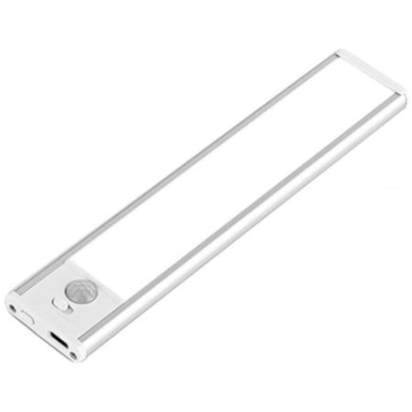 Barra de luz magnética con sensor de movimiento muvit io miocab001/ 3 modos de luz/ con batería/ blanca