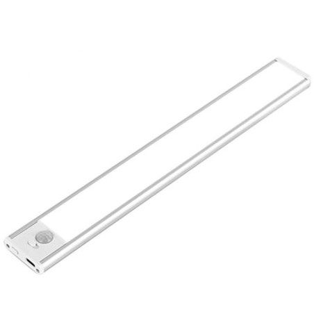 Barra de luz magnética con sensor de movimiento muvit io miocab002/ 3 modos de luz/ con batería/ blanca