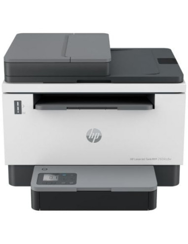 Multifunción recargable láser monocromo hp laserjet tank 2604sdw/ wifi/ dúplex/ adf/ blanca y negra